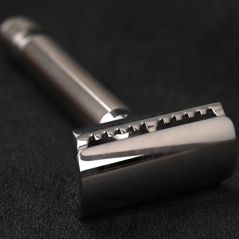 2026 Yaqi Lightweight Floating Stainless Steel Safety Razor 0.75mm Blade Gap for Smooth Shaving Peaceful Pleasures Health and Wellness