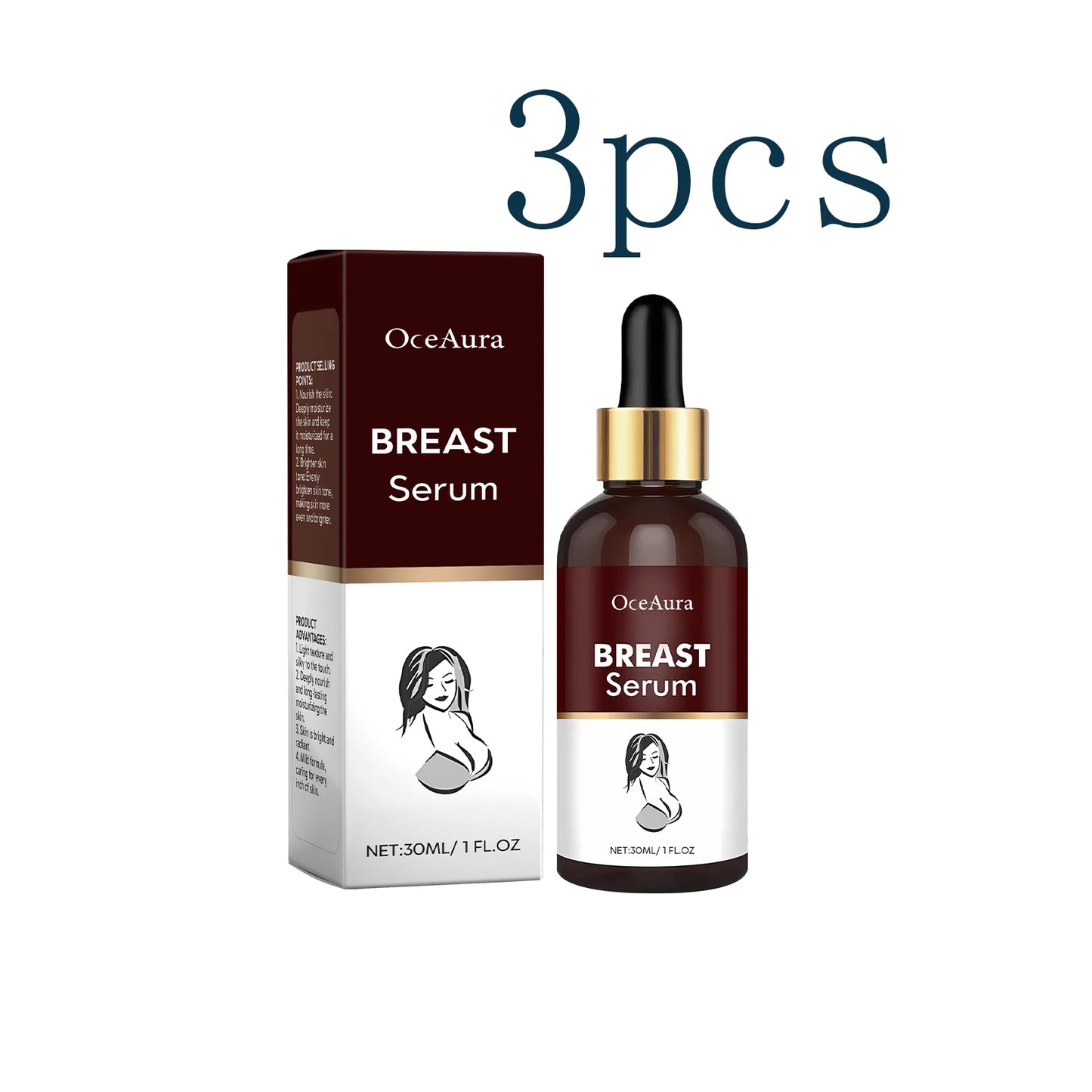 OceAura Breast Serum – Firming, Lifting & Brightening 30ml