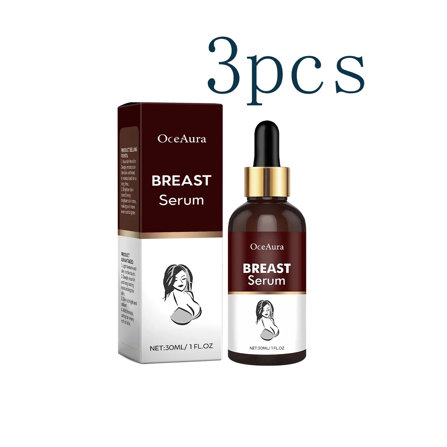 OceAura Breast Serum – Firming, Lifting & Brightening 30ml