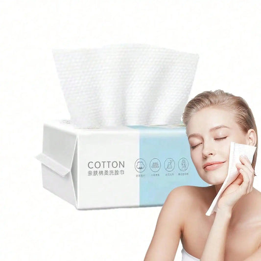 Disposable Face Towels – Wet & Dry Use for Sensitive Skin Disposable Face Towels Peaceful Pleasures Health and Wellness Default Title