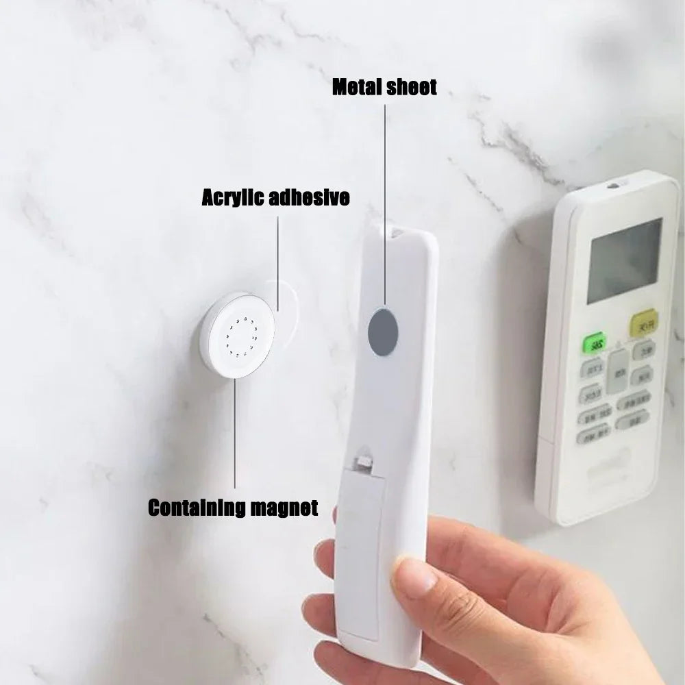 Magnetic Wall Hook Ring – Key & Remote Holder (2–30 Pack)