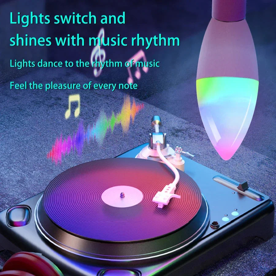 Tuya Smart E14 WiFi LED Candle Bulb – RGB, Alexa & Google Home