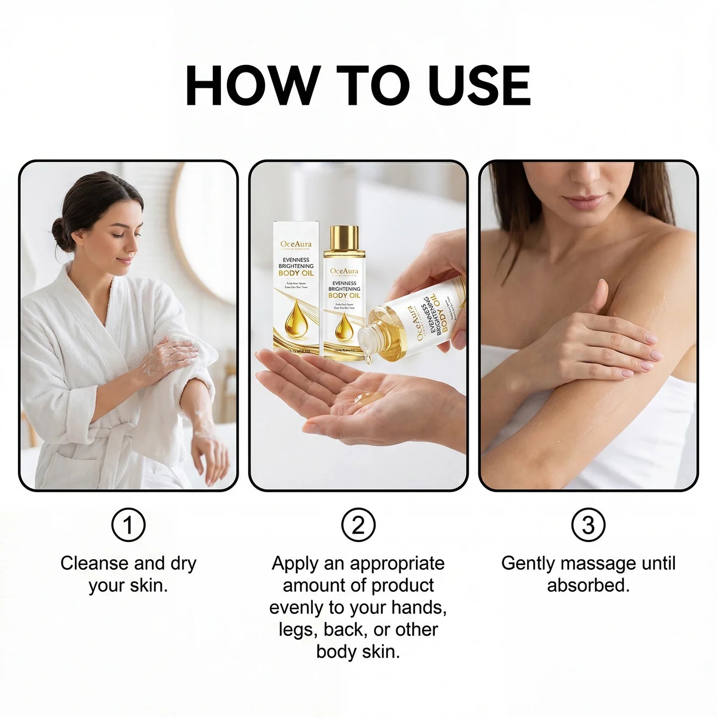 Luminous Nourishing Body Oil – Gentle Moisturizing Skin Care