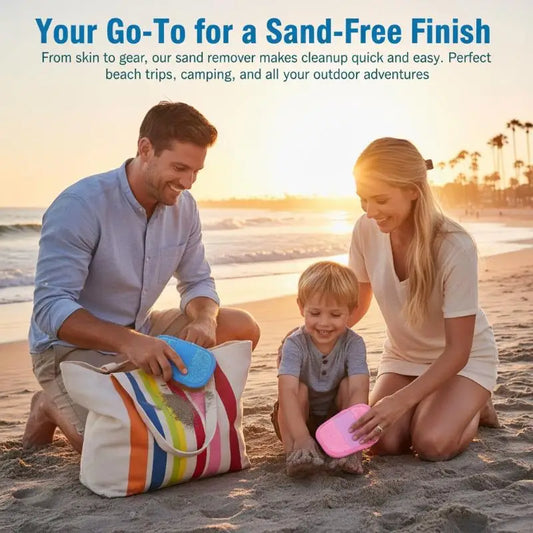 Velvet Sand Removal Bag – Soft Beach Body Cleaner Towel Sand Removal Towel Peaceful Pleasures Health and Wellness