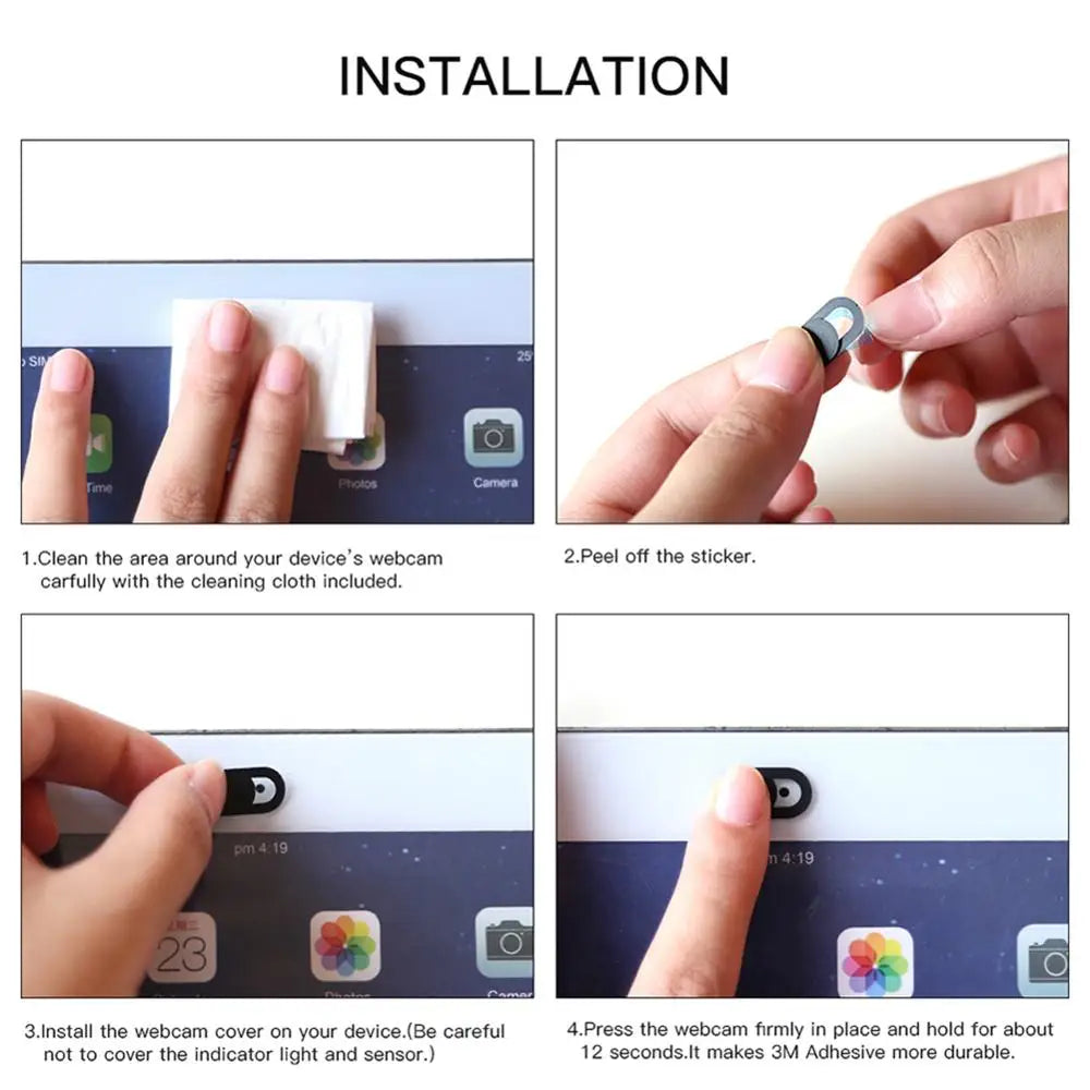 Webcam Cover Slider Privacy Shutter – Universal Laptop & Tablet