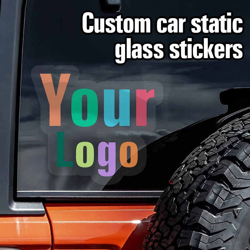 Custom Car Window Static Cling Stickers | Full Color DIY Decals