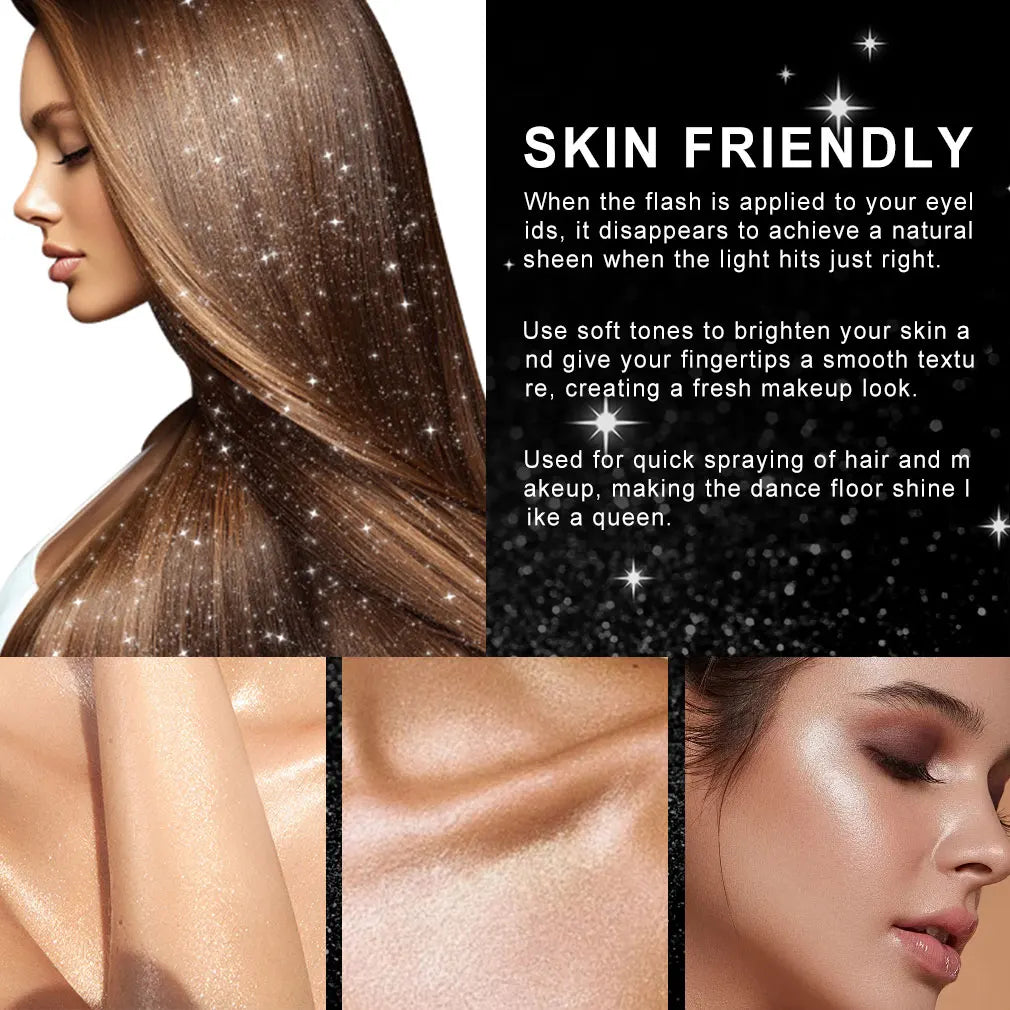 100ml Glitter Spray for Body, Hair & Clothes – High Gloss Shimmer