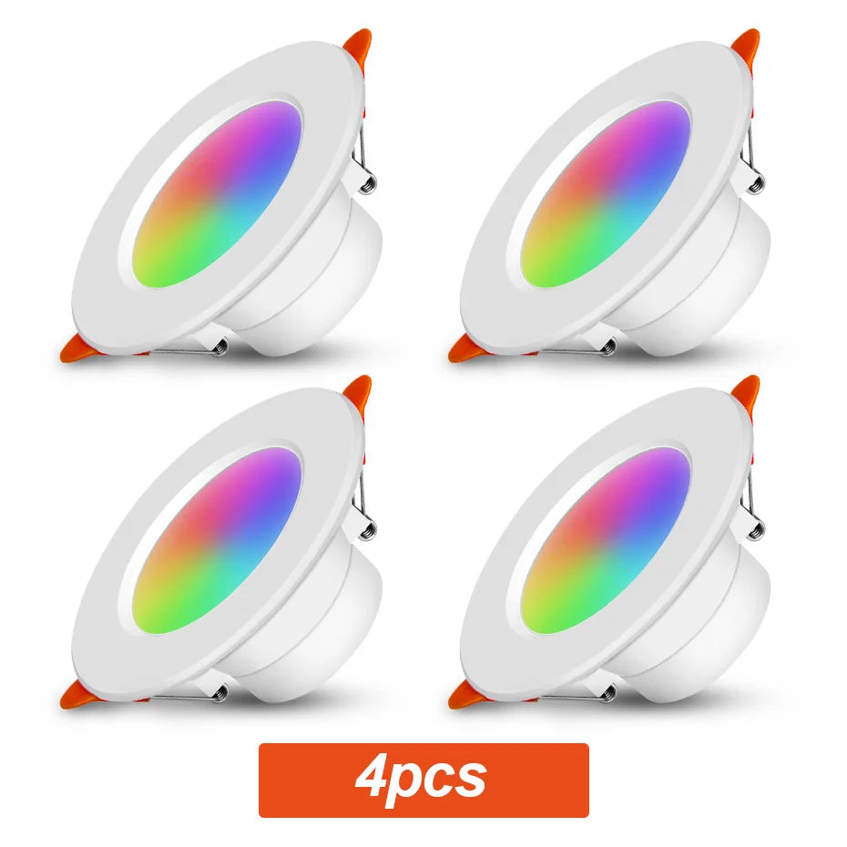 Asign 10W RGB Smart Bluetooth LED Recessed Downlight | CCT Dimmable
