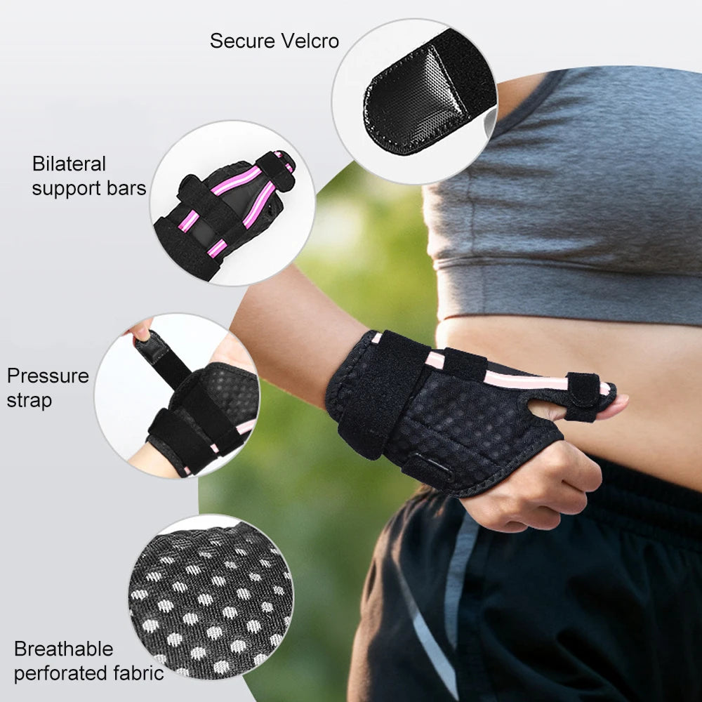 1PCS Thumb Brace for Right & Left Hand,Reversible Thumb Splint for Arthritis Pain,Thumb Stabilizer for Sprains,Tendonitis Relief Peaceful Pleasures Health and Wellness