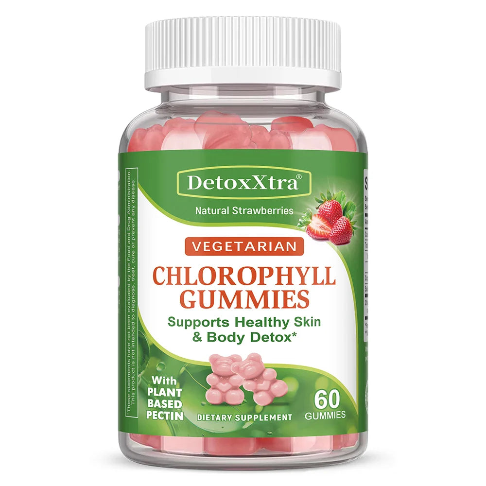 DETOXXTRA Chlorophyll Gummies 100mg – Detox, Deodorizer & Immunity