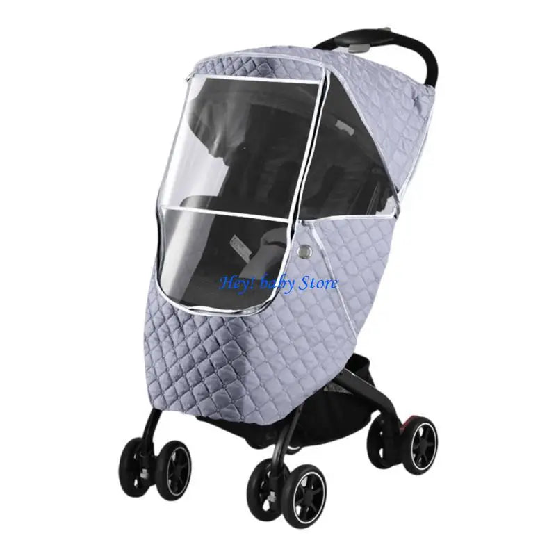Universal Baby Pushchair Rain Cover Weather Shield with Window