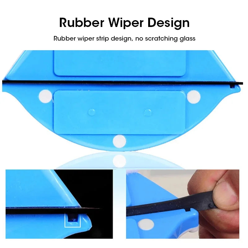 Magnetic Window Cleaner Automatic Water Discharge Double Layer Wiper for Home Office Glass Cleaning Tool Peaceful Pleasures Health and Wellness