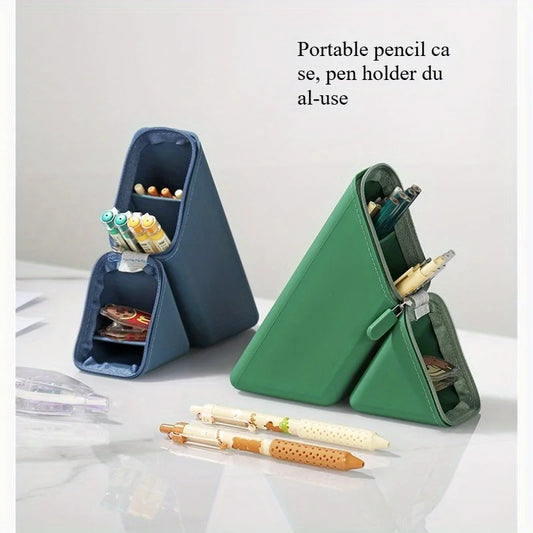 Foldable Silicone Pen Holder | Desktop Organizer for Office & Study Pen & Desk Organizer Peaceful Pleasures Health and Wellness