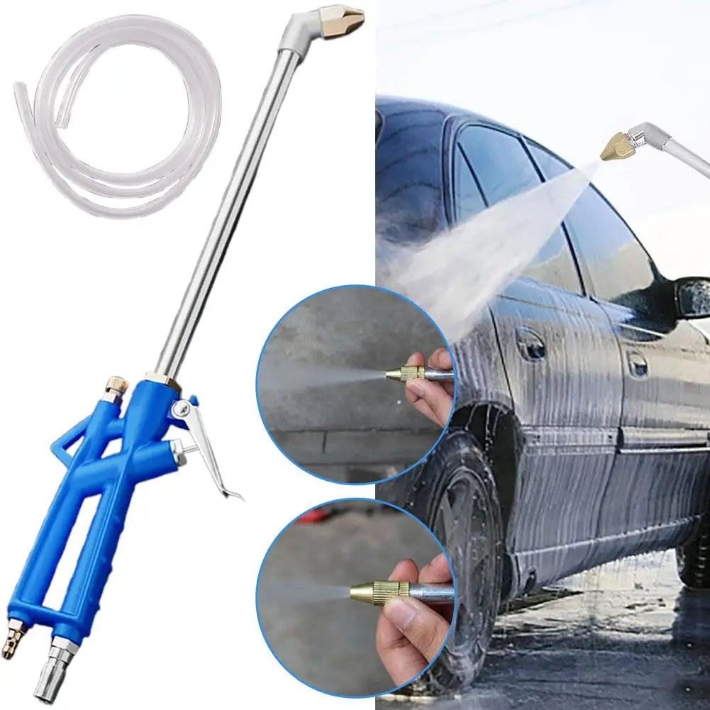 Pneumatic cleaning gun, high-pressure spray gun, car engine oil, dirt, water, and air dual-purpose adjustable air pressure dust Peaceful Pleasures Health and Wellness