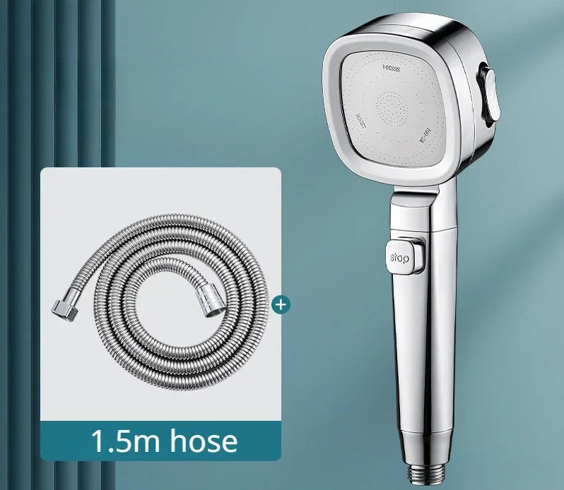 High Pressure Water-Saving Shower Head | 3 Spray Modes