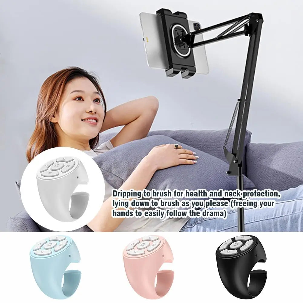Bluetooth Ring Remote – Wireless Selfie Shutter & Page Turner