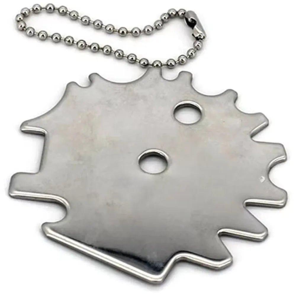 Stainless Steel BBQ Grill Scraper & Cleaner Tool | Portable