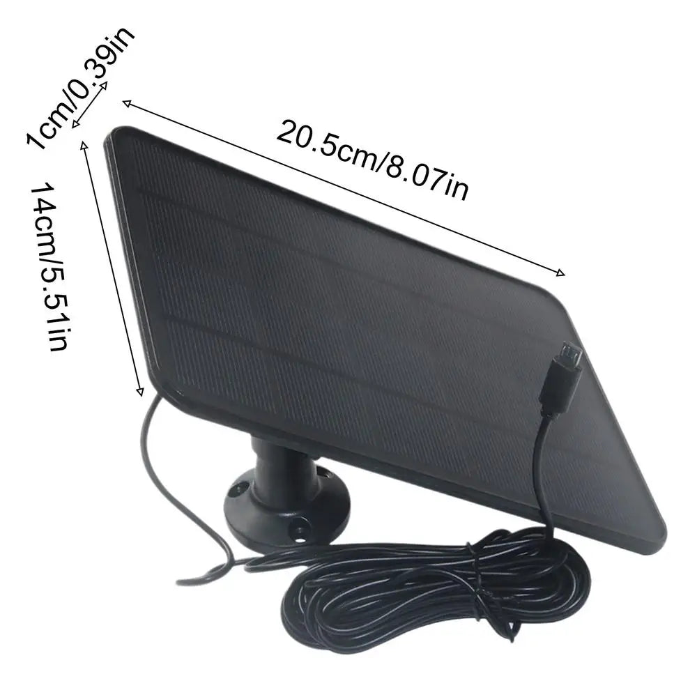 20W Solar Panel Charger Type C Smart Sensor for Ring Camera