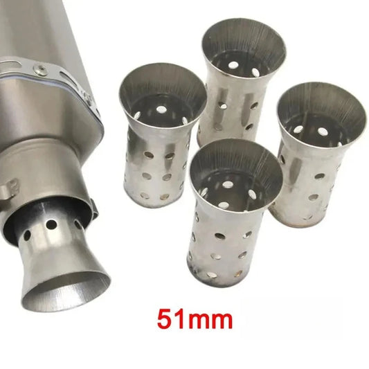 51mm Inlet Motorcycle Exhaust Muffler Adjustable DB Killer Silencer Noise Sound Eliminator motorcycle Peaceful Pleasures Health and Wellness