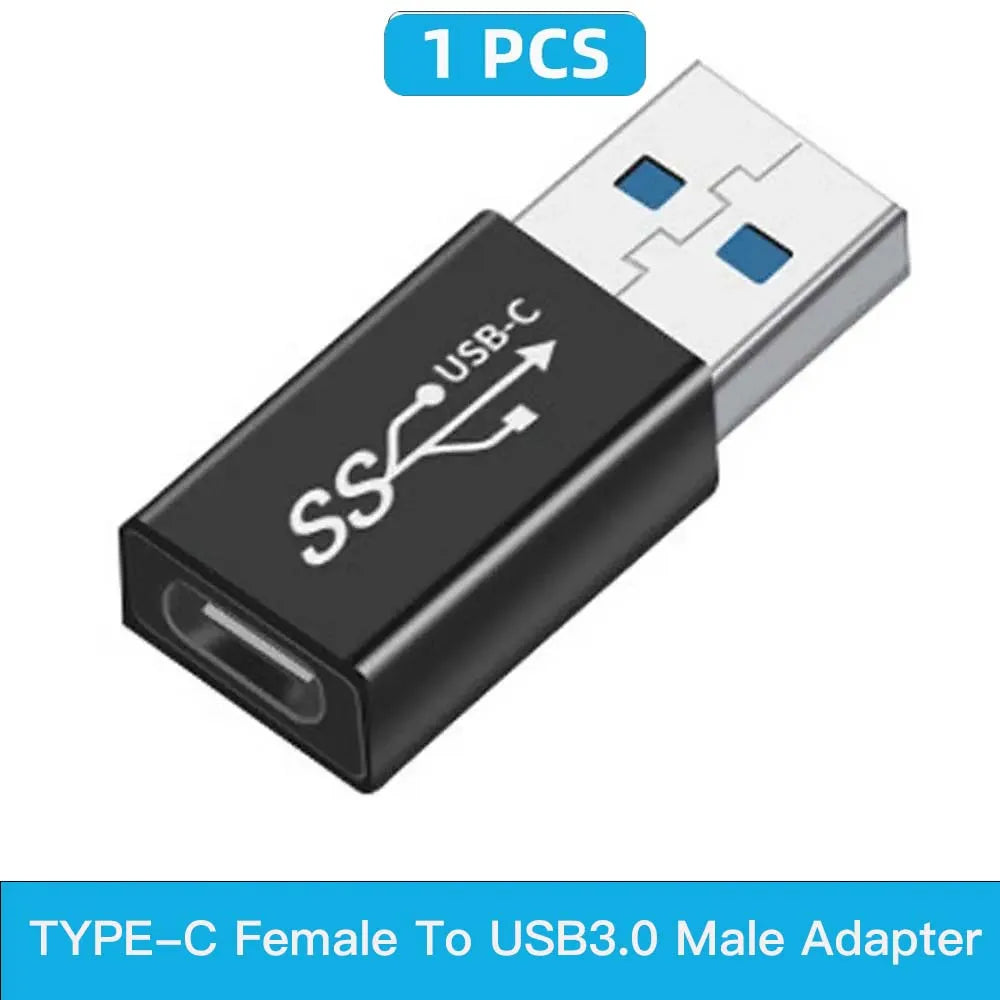 USB 3.0 Adapter 5Gbps – Male to Male & Female Connector Peaceful Pleasures Health and Wellness C Female to A Male