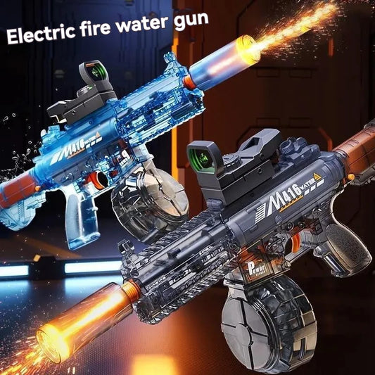 2026 Explosion Flash M416 Children's Electric Water Gun Toy Peaceful Pleasures Health and Wellness