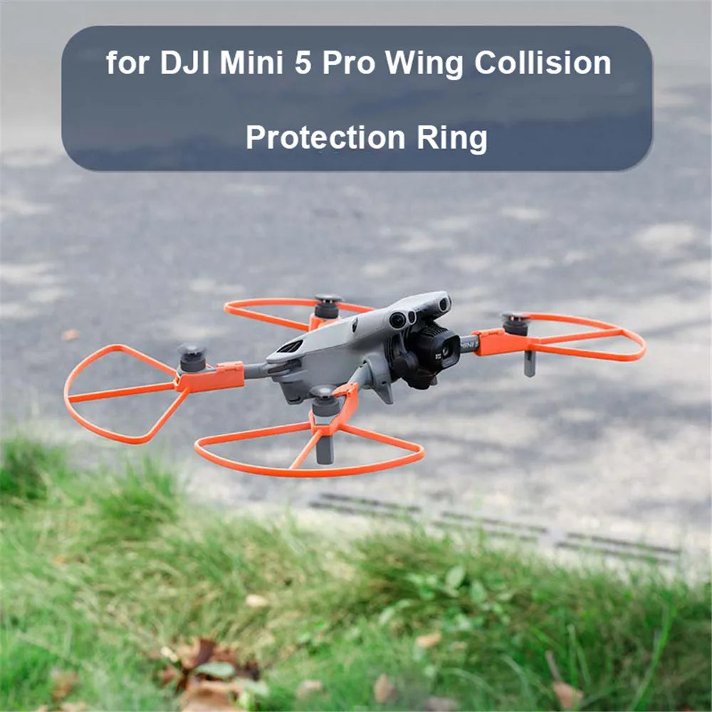Protective Bumper Ring For DJI Mini5 Pro Drone Propeller Guard Anti-Collision Protectors Prop Bumper With Heightened Tripod Peaceful Pleasures Health and Wellness