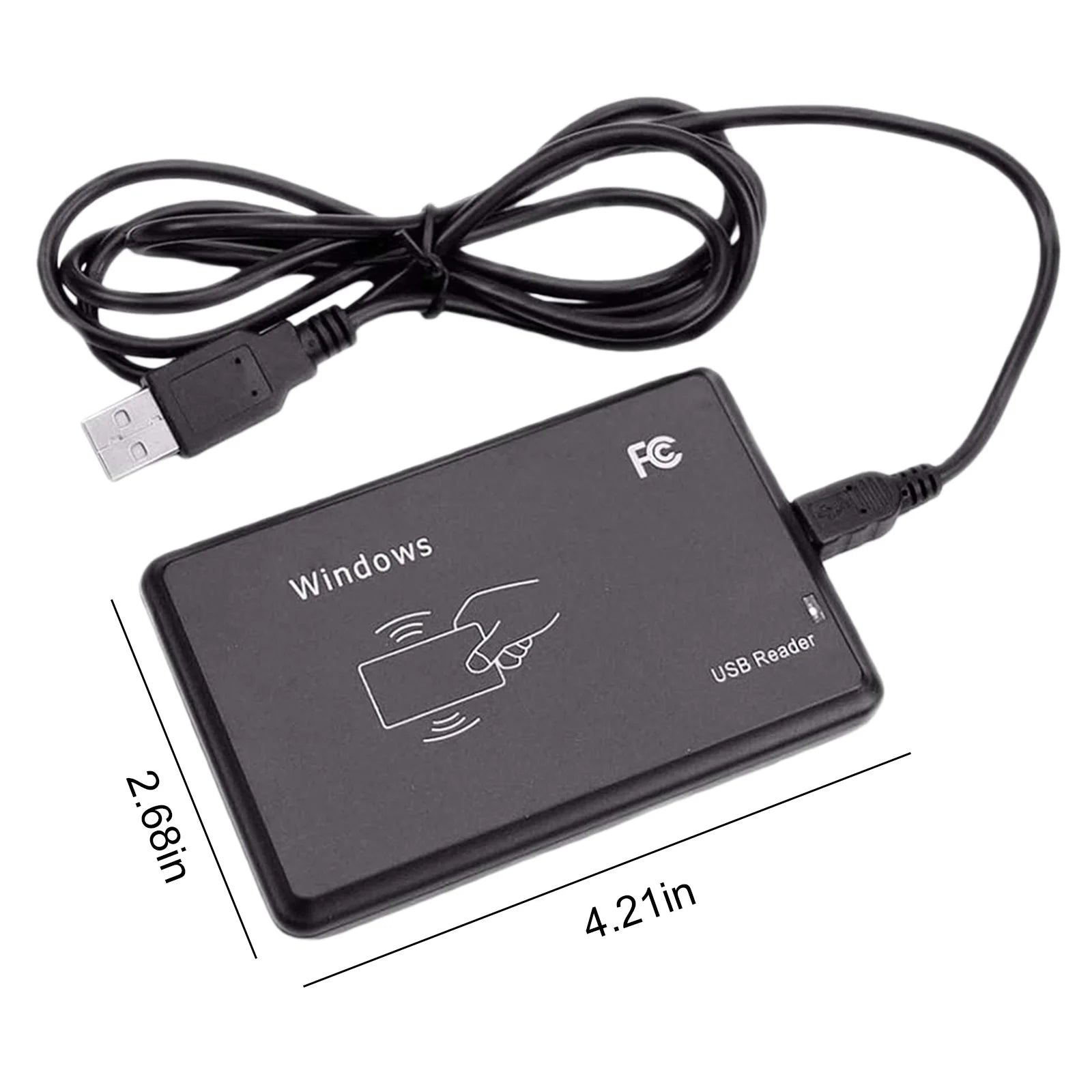 1/2/3Pcs NFC Reader 13.56MHz Access Control Encrypted Programmer with LED Indicator/Buzzer Compatible for Windows Linux MacOS Peaceful Pleasures Health and Wellness