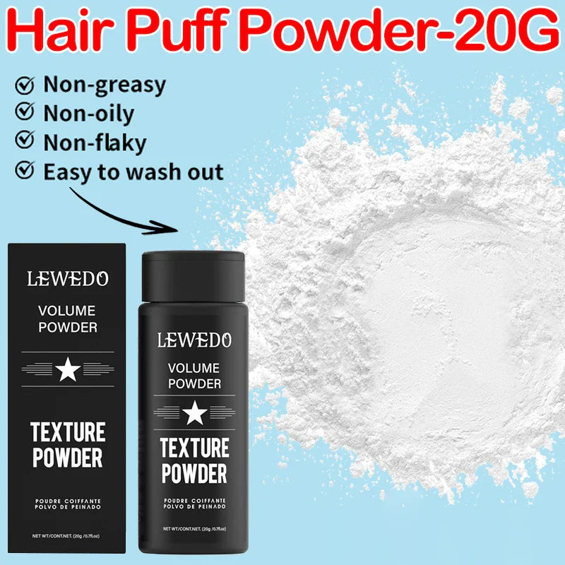 LEWEDO Hair Styling Powder Spray – Volume & Oil-Absorbing