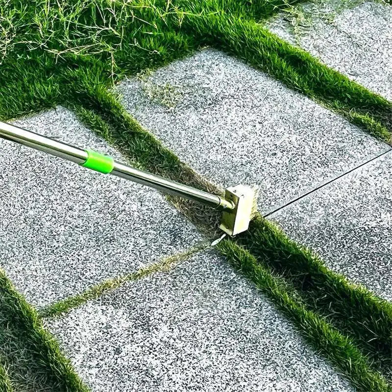 Stainless Steel Detachable Weeding Brush for Weeding Stone Board Gap Cleaning Garden Tools for Deck Patio Walkwa Peaceful Pleasures Health and Wellness