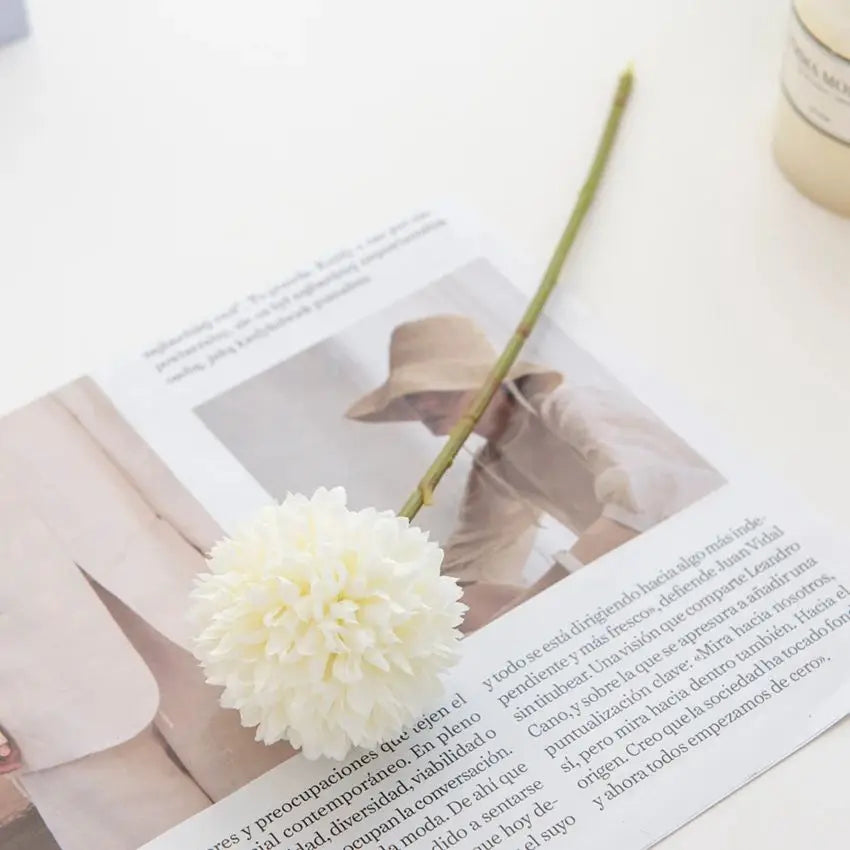 Silk Artificial Dandelion Flowers | Wedding & Home Décor Bouquet