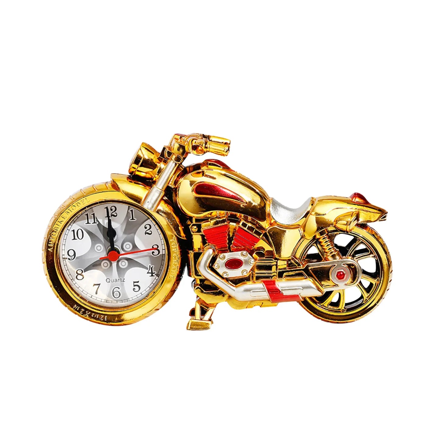 Retro Motorcycle Alarm Clock – Desktop Decor & Novelty Gift