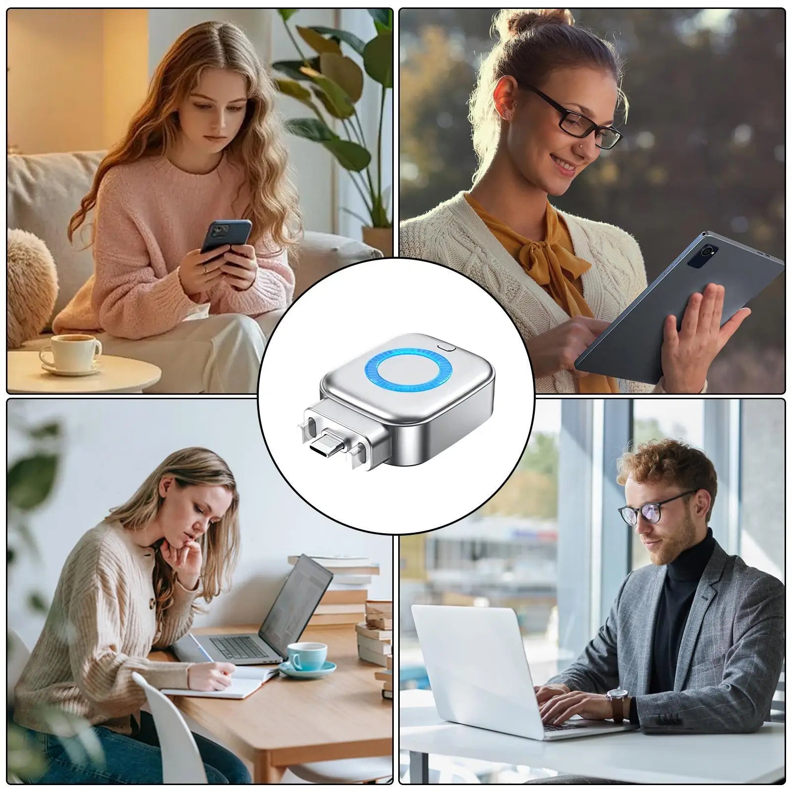 140W USB-C Smart Auto Stop Charging Adapter | Overcharge Protection Smart Charging Adapter Peaceful Pleasures Health and Wellness