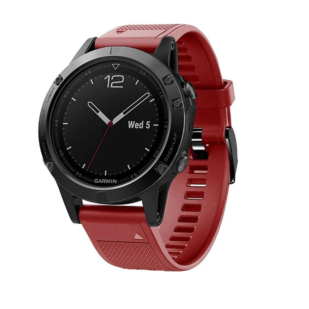 Silicone Band for Garmin Fenix 7S 6S 5S – 20/22/26mm Strap Peaceful Pleasures Health and Wellness