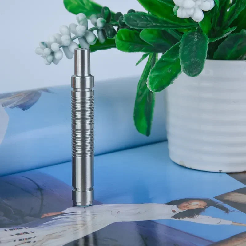 Yaqi 316 Stainless Steel Men Safety Razor Handle The 12mm Diameter and 82mm Length Provide Comfortable Grip Durability Portable Peaceful Pleasures Health and Wellness