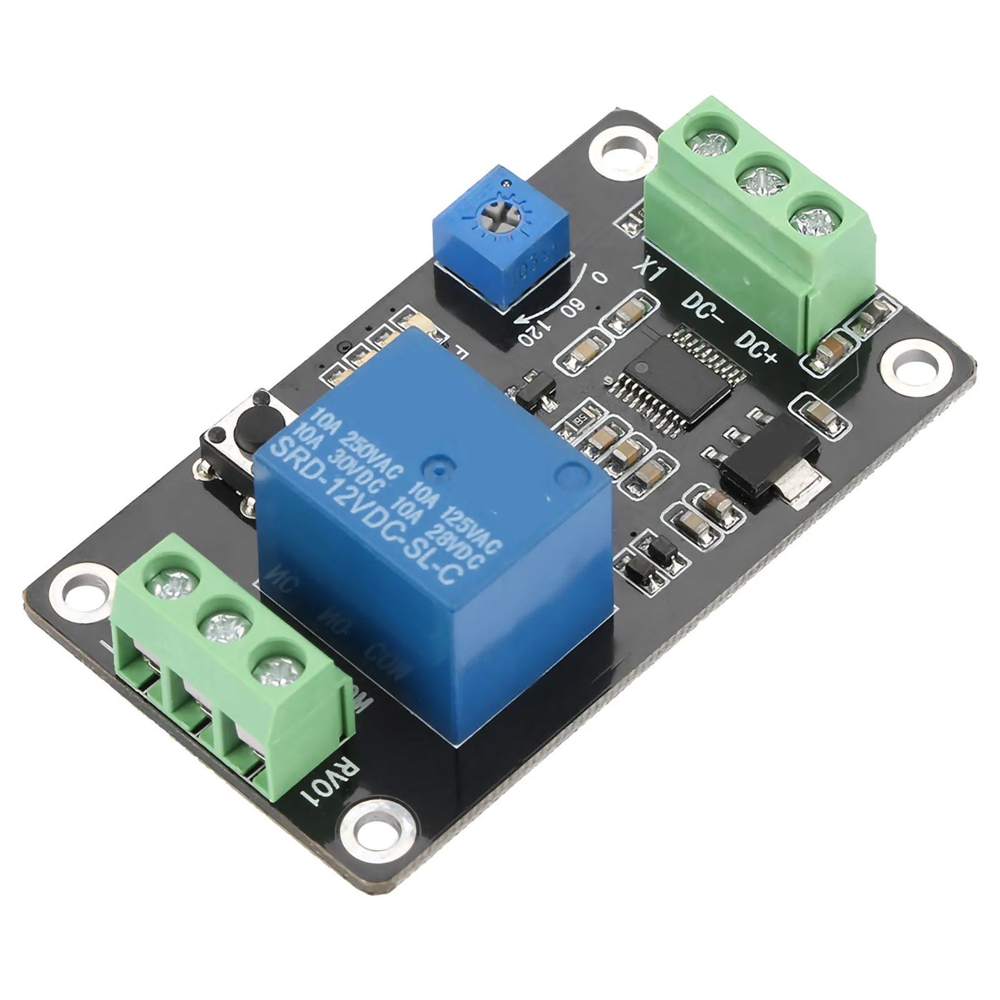 Delay Timer Relay Delay Timer Relay Self locking Delay On Off Time Super 555 Timer 5V/12V/24V Peaceful Pleasures Health and Wellness 12V