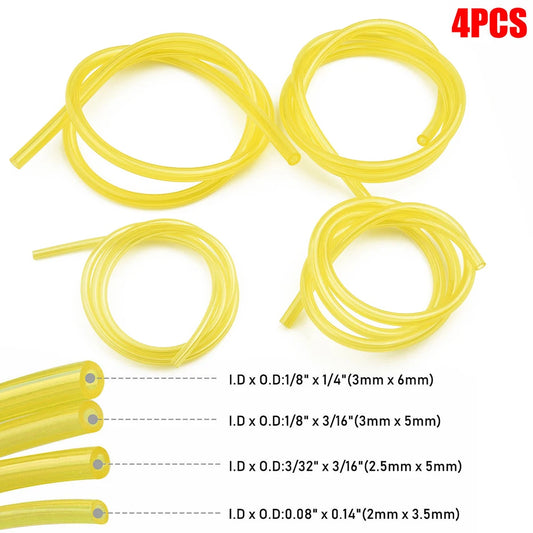 4 Petrol Fuel Gas Line Hose PU Trimmer Chainsaw Blower Engine Sizes Peaceful Pleasures Health and Wellness Default Title