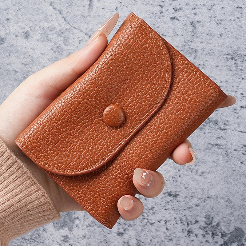 Women's Slim PU Leather Wallet – Multi-Card & Coin Purse