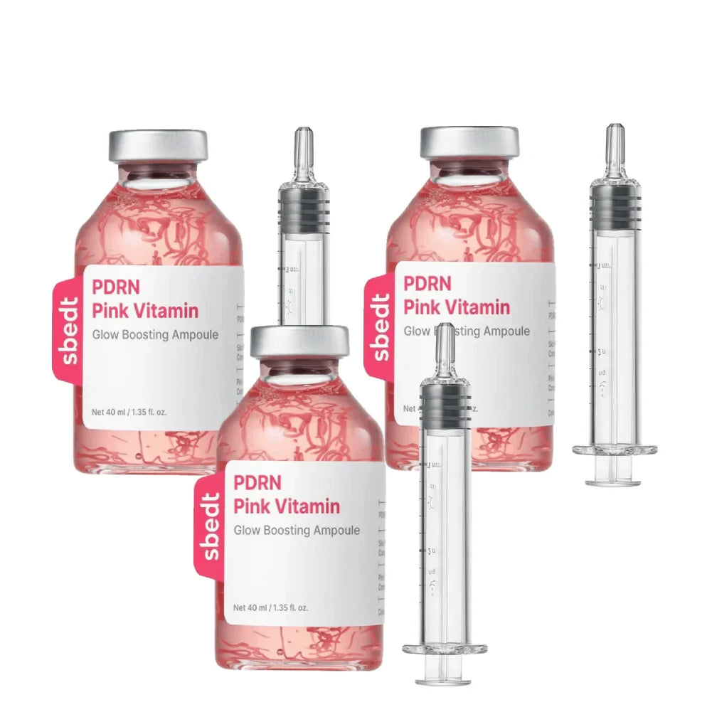 Collagen Peptide Pink PDRN Brightening Essence Ampoule Set