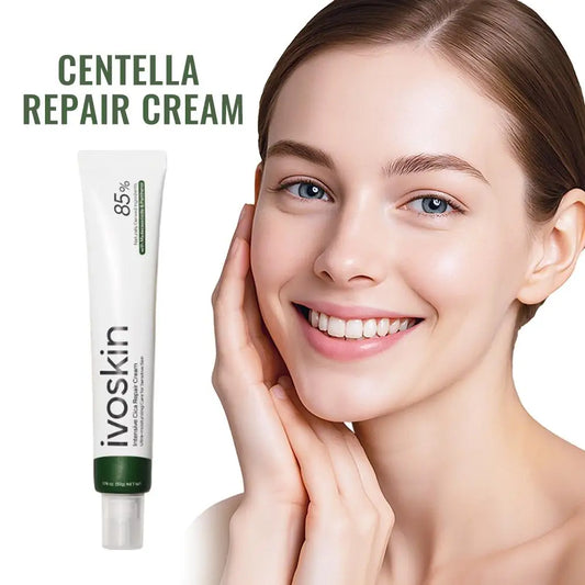 Ivoskin Intensive Cica Repair Cream Korean Ultra-Soothing Hydrating Care Cream For Sensitive Skin With Madecassoside Panthenol Peaceful Pleasures Health and Wellness
