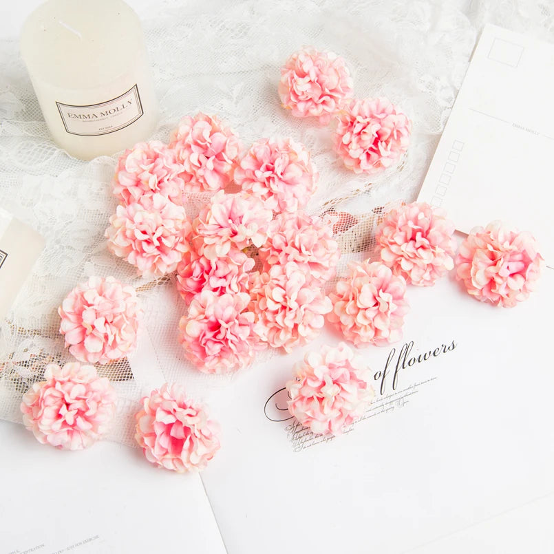 Silk Carnation Artificial Flower Heads | Wedding & Home Decor