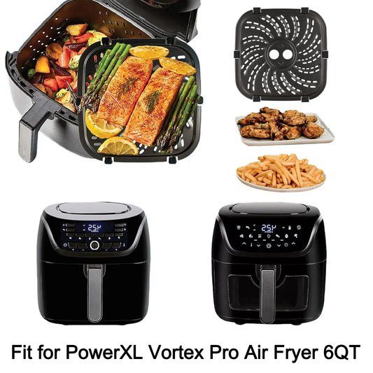 Air Fryer Grill Plate for PowerXL Vortex Pro 8QT | Non-Stick Air Fryer Grill Plate Oasis Select