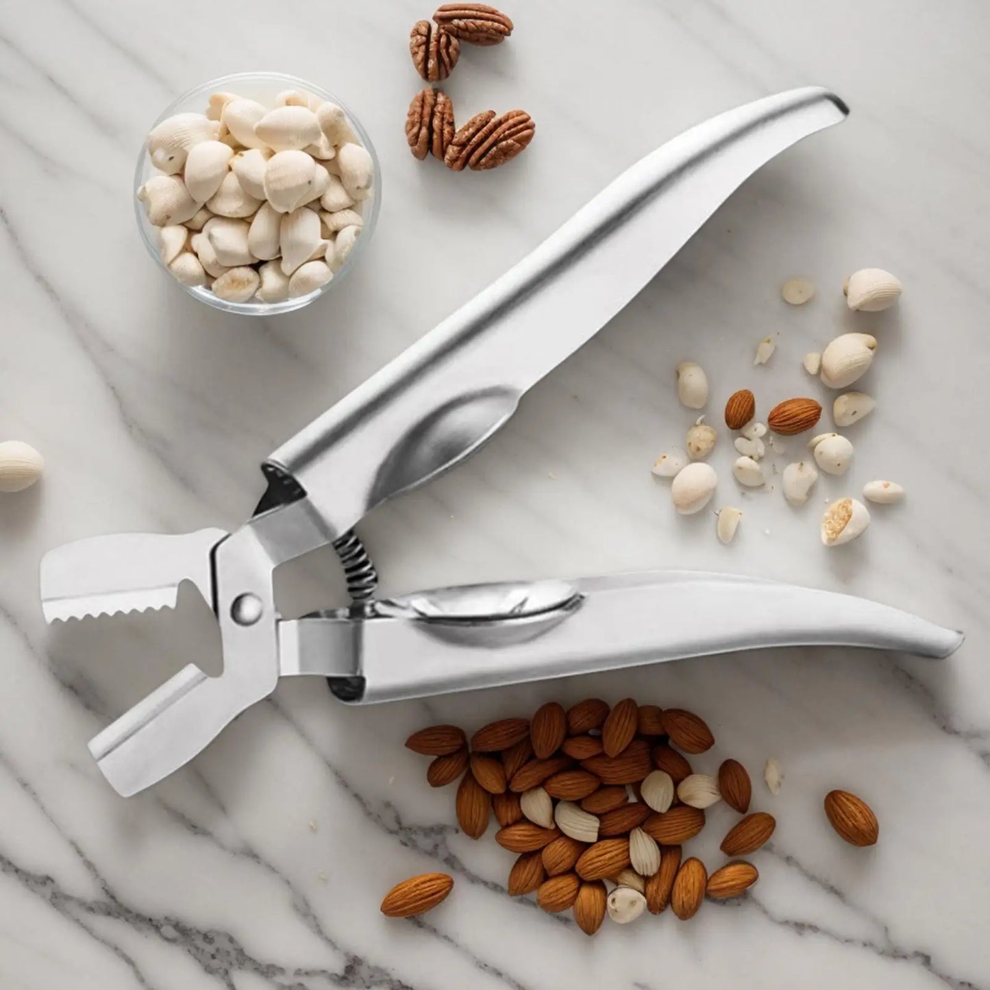 Stainless Steel Nut Cracker & Chestnut Opener Sheller Tool