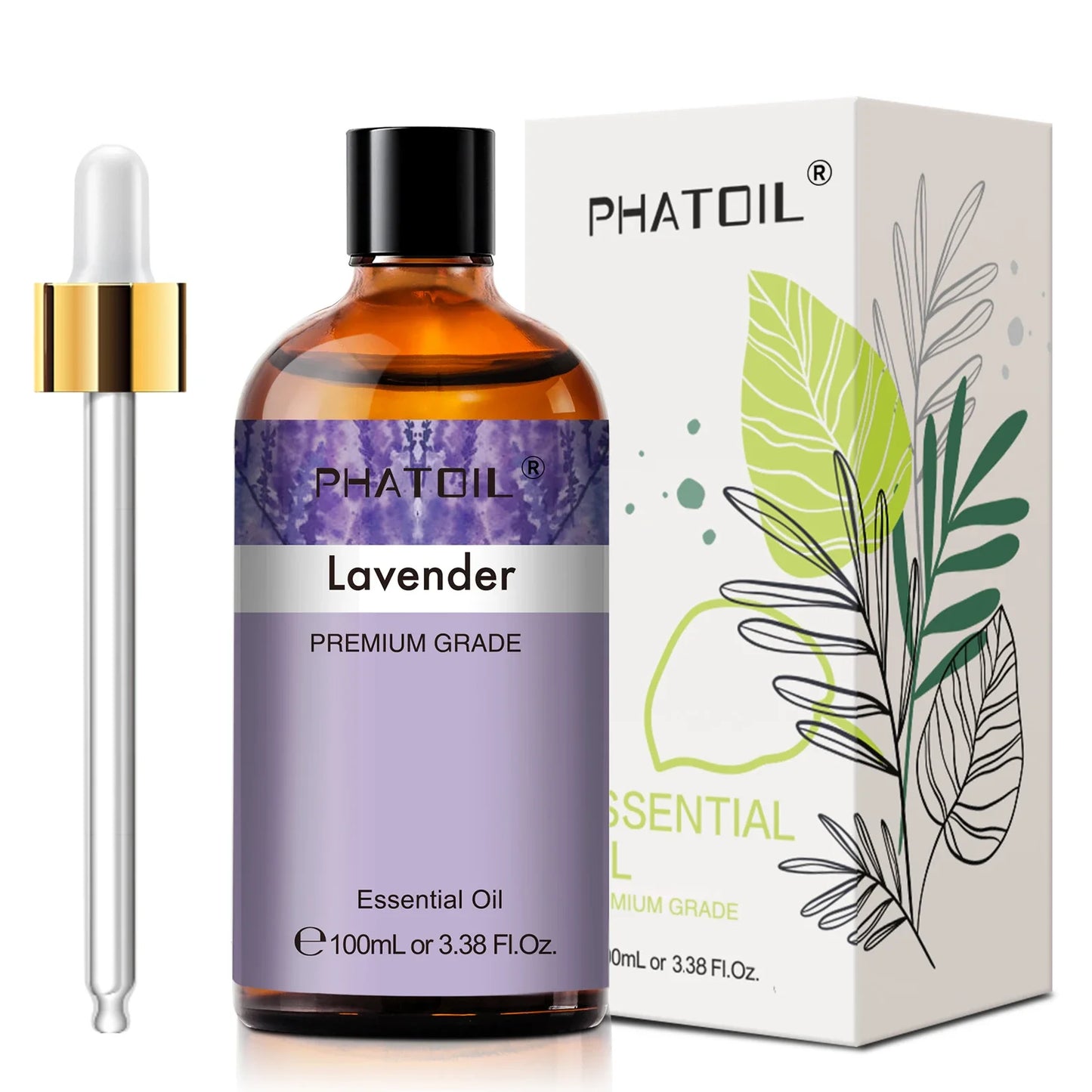 PHATOIL 100ml Pure Essential Oil for Diffuser & Aromatherapy