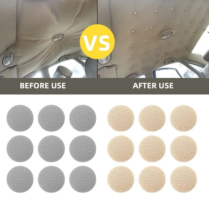 60/30Pcs Car Roof Fasteners Roof Cloth Fall Off Repair Buckle Roof Cloth Drooping Fixed Buckle Car Interior Ceiling Flannel Tool Peaceful Pleasures Health and Wellness