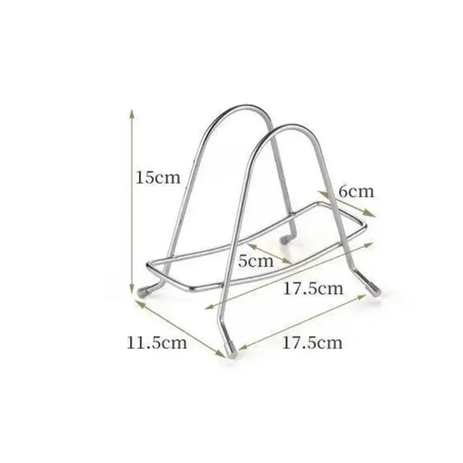 304 Stainless Steel Single-tier Wall Shelf Kitchen Cutting Board Tool
