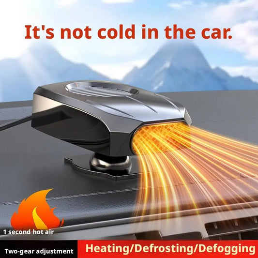 Portable 12V/24V Car Heater Fan | 360° Defroster & Defogger Car Heater Fan Peaceful Pleasures Health and Wellness