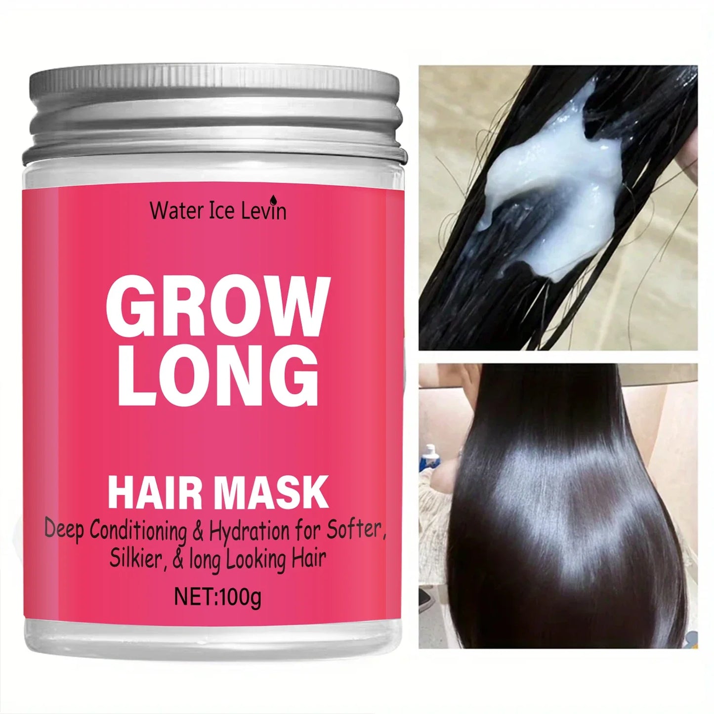 Leave-In Hair Mask & Conditioner – Anti-Frizz, Keratin & Ginseng