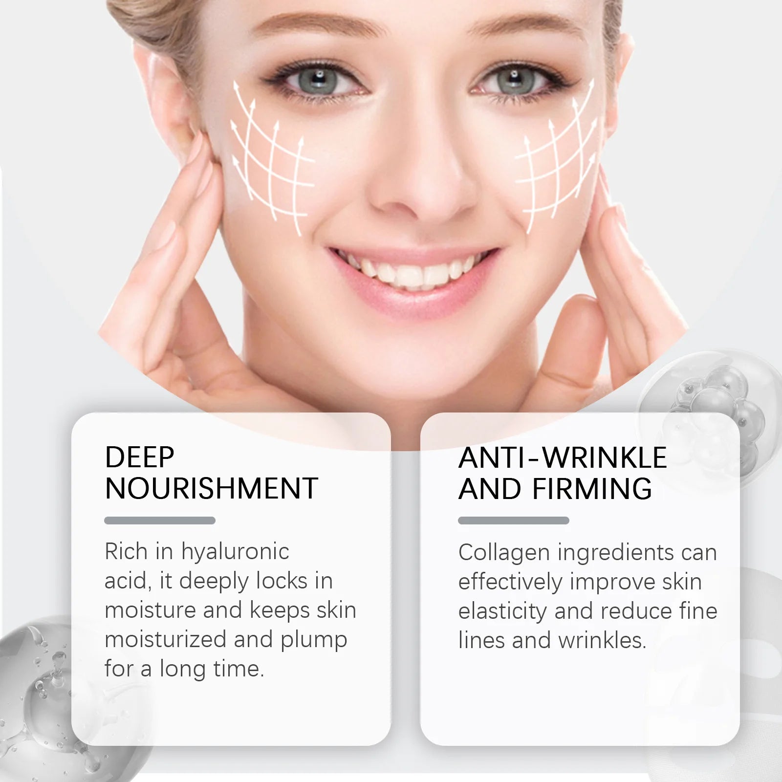 Hyaluronic Acid Face Mask for Firm, Hydrated Skin Peaceful Pleasures Health and Wellness