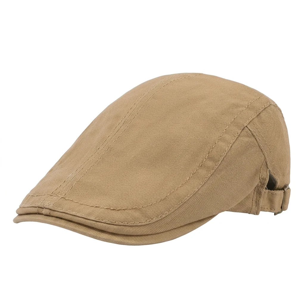 Women Retro Newsboy Hat Fashion Beret for Spring Autumn Outdoor Activities Peaceful Pleasures Health and Wellness 239 forward cap Khaki