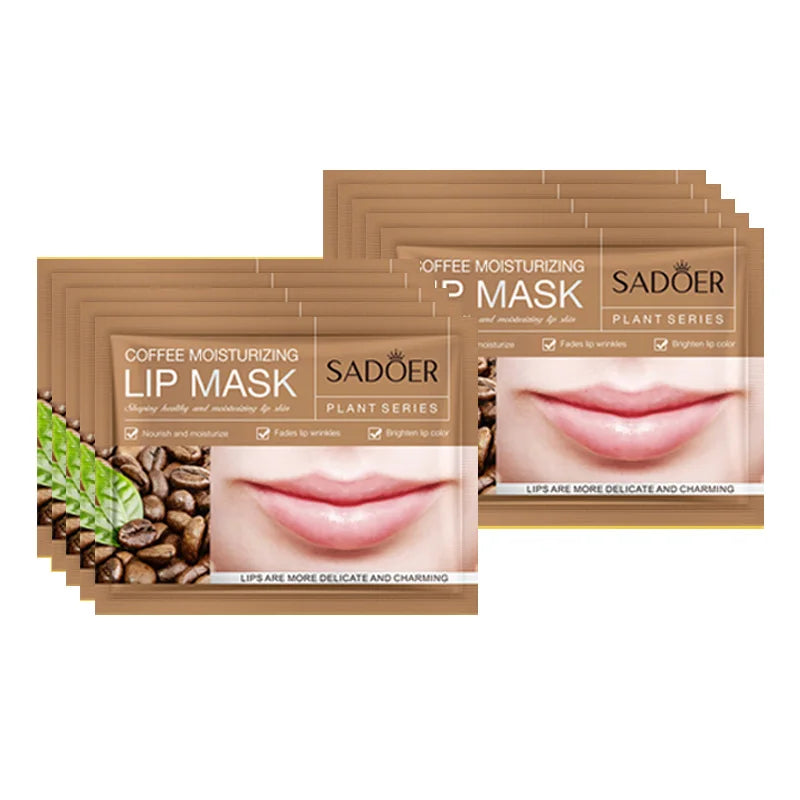 SADOER Fruit Collagen Lip Mask Patches – Hydrating 10 pcs